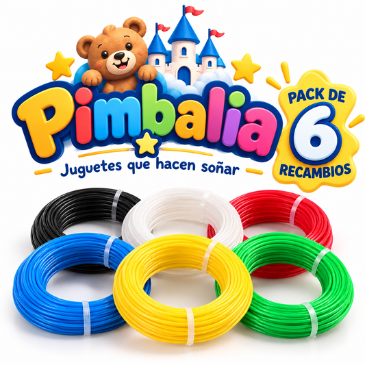 Pack de 6 Colores 3D Pimbalia™